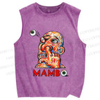 Unisex Funny Guy MAMB Printed Washed Tank Top