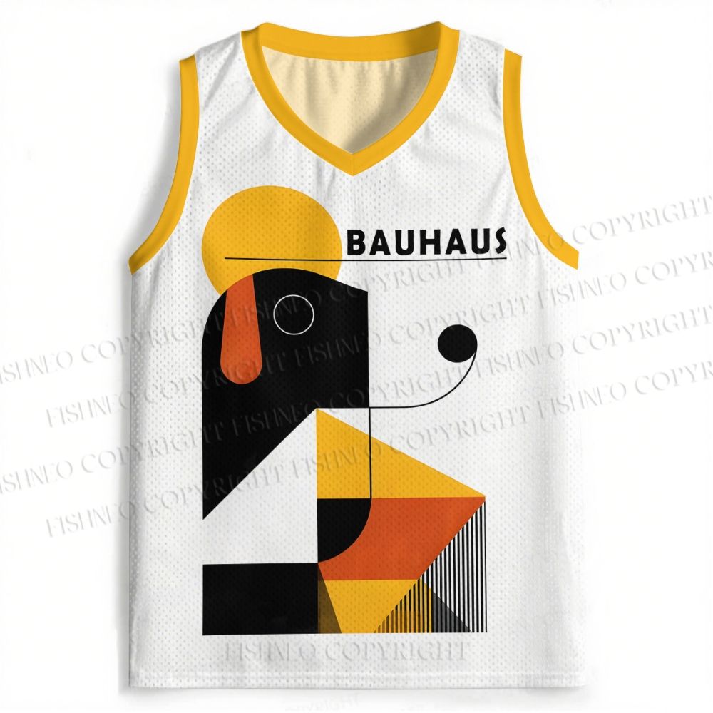 Bauhaus Geometric Dog Jersey Tank