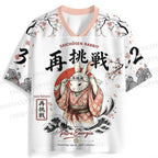 Saichōsen Rabbit Printed Jersey Shirts