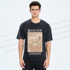 Onsen Frog Japanese Washed T-Shirt
