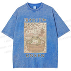 Onsen Frog Japanese Washed T-Shirt