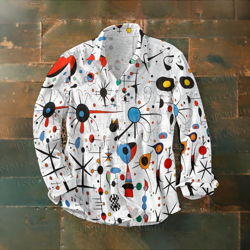 Joan Miró Style Art Printed Shirt