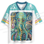 Blue Green Octopus Jersey Shirts