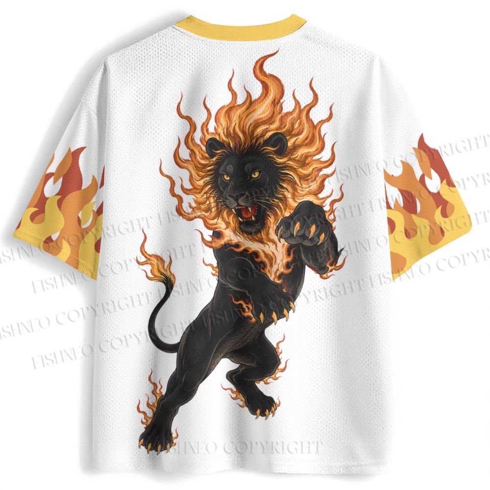Flame Lion Jersey Shirts