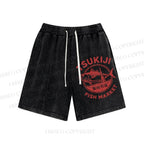 Unisex Tsukiji Fish Market Washed Shorts