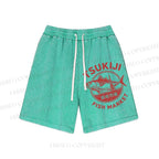 Unisex Tsukiji Fish Market Washed Shorts