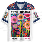 Yayoi Kusama Flower Printed Jersey Shirts