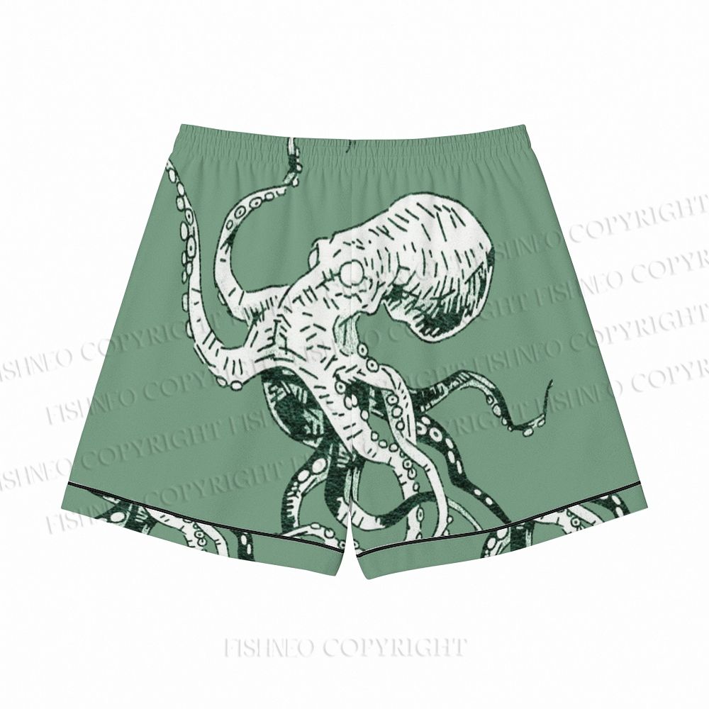Green Octopus Pajama sets