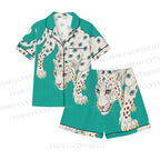 White Panther With Eyes Pajama sets