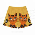 Floral Cat Crew Neck Pajama sets