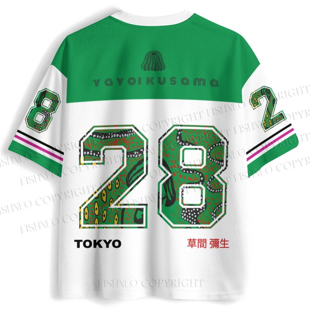 Yayoi Kusama Polka Dot Art Printed Jersey Shirts