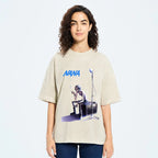 Nana Smoking Girl Washed T-Shirt