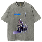 Nana Smoking Girl Washed T-Shirt