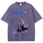 Nana Smoking Girl Washed T-Shirt