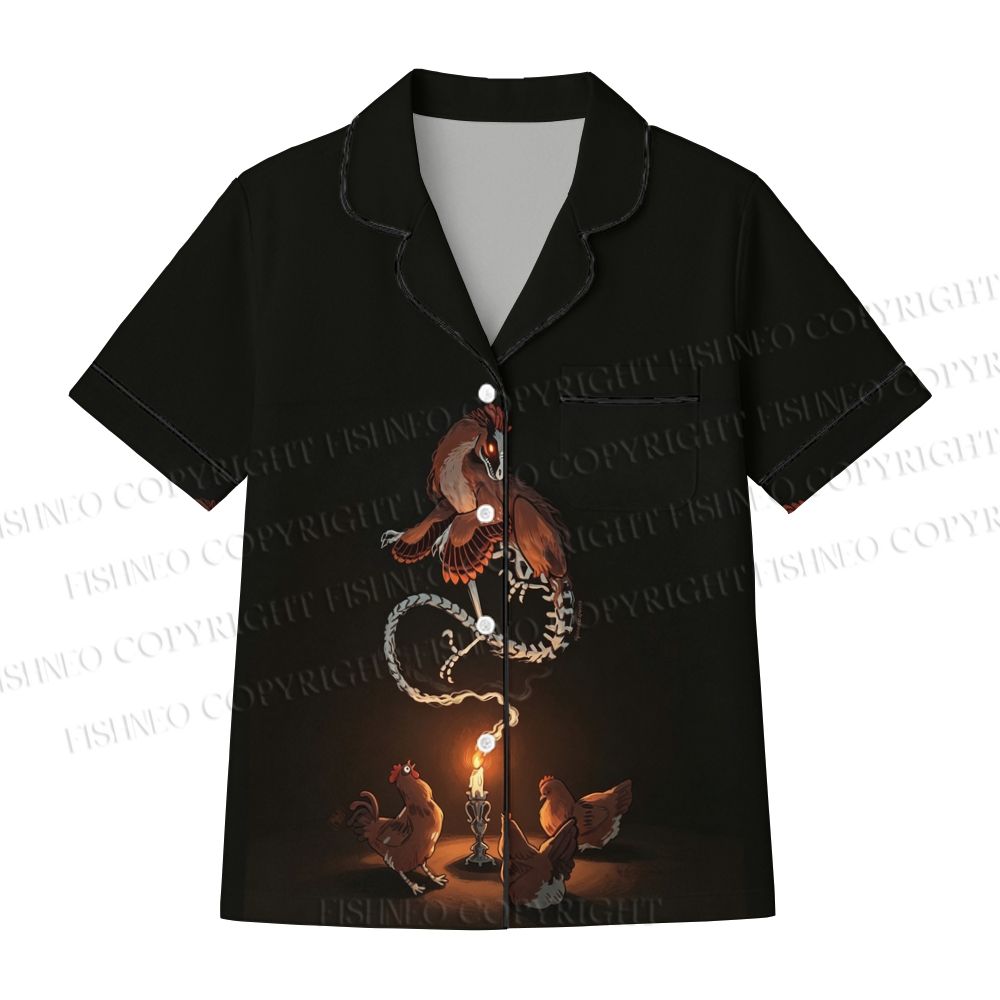 Dark Bird Specter Printed Pajama sets