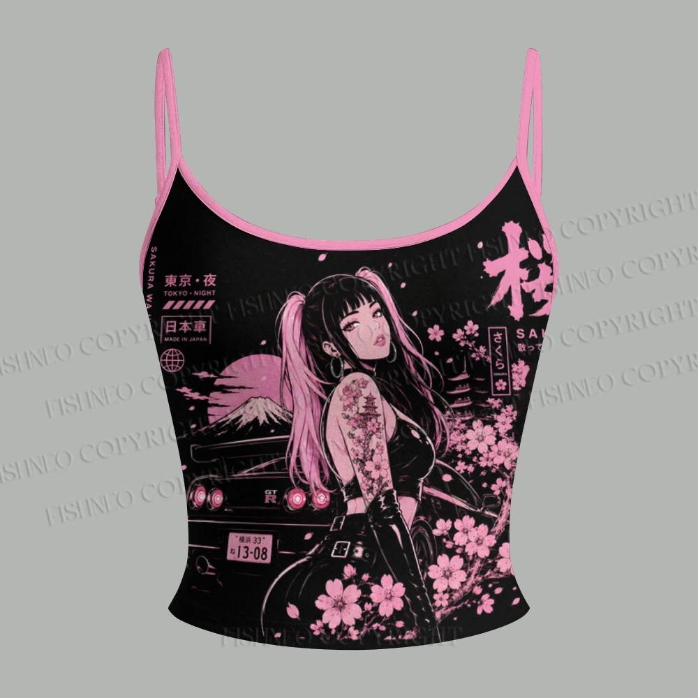 Sakura JDM Racing Top & Elasticated Trousers Two-Piece Set