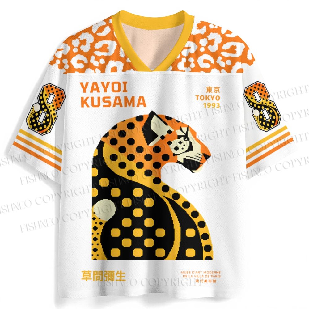 Japanese Yayoi Kusama Panther Jersey Shirts