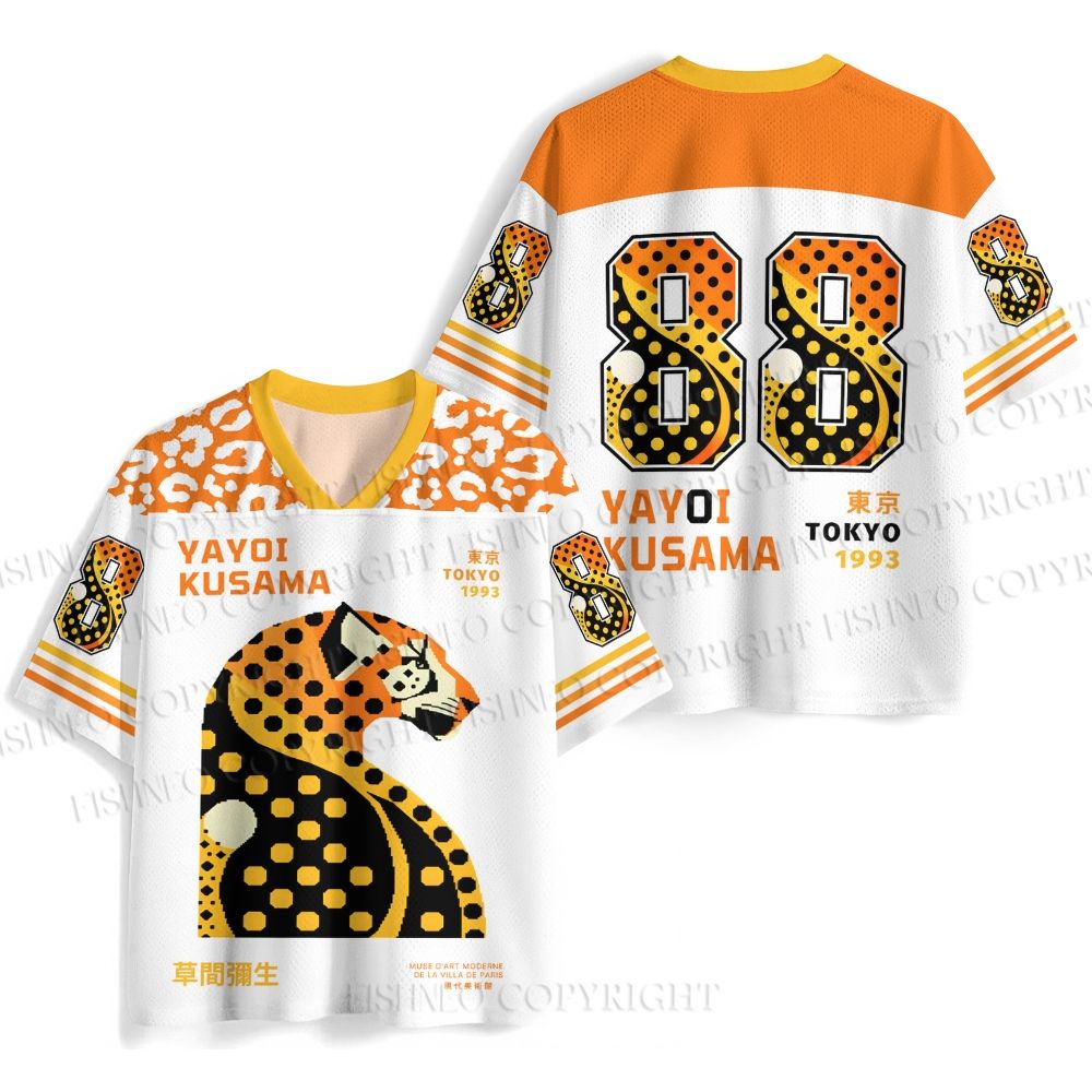 Japanese Yayoi Kusama Panther Jersey Shirts
