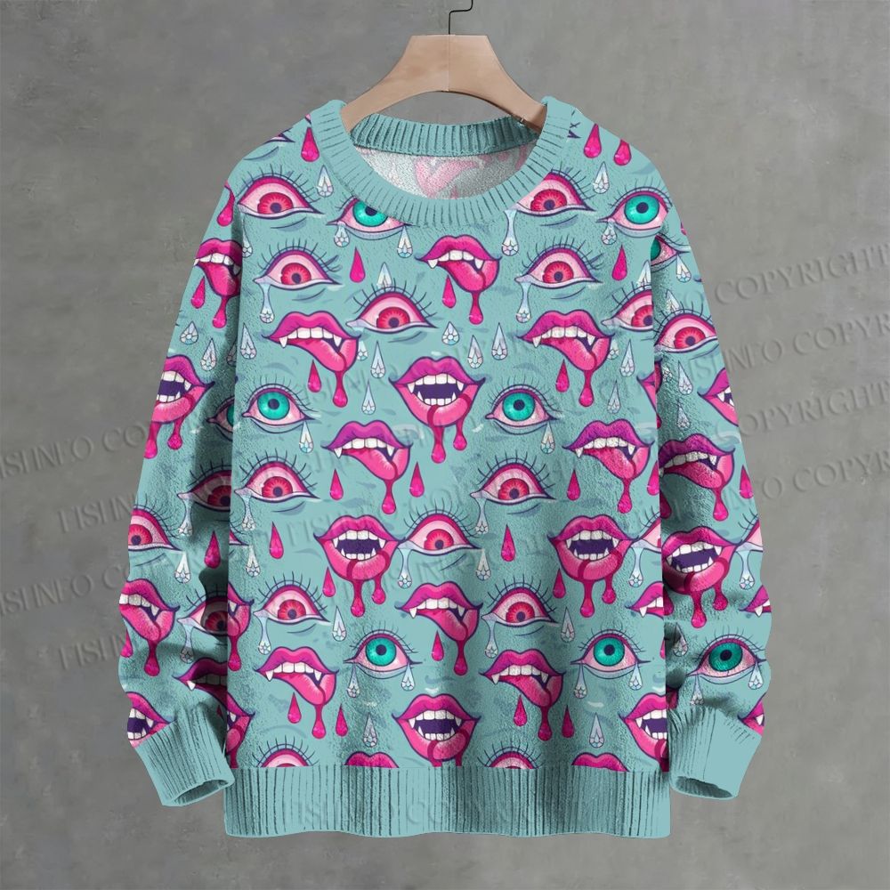 Dream Eyes Crew Neck Sweater
