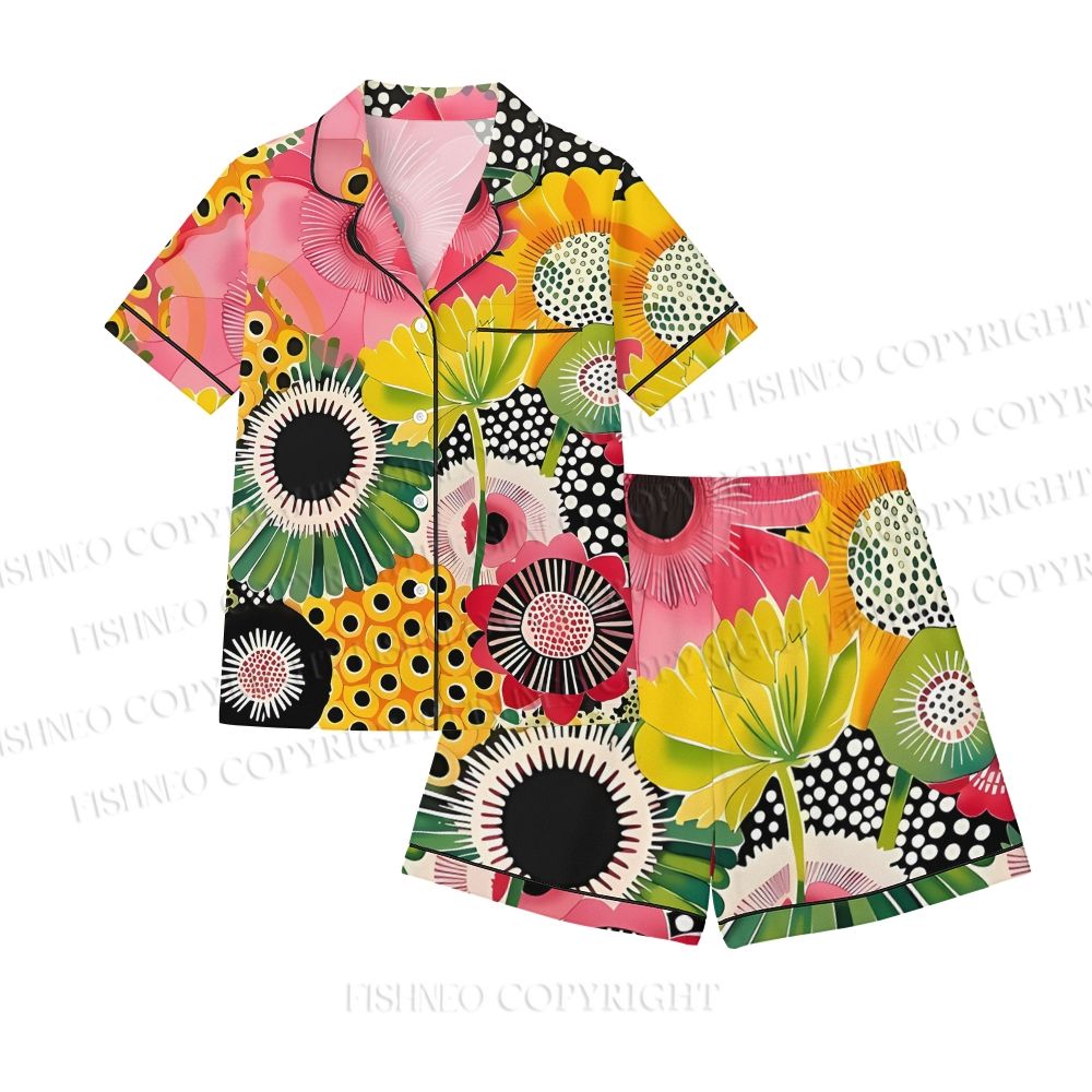 Flowers Yayoi Kusama Pajama sets