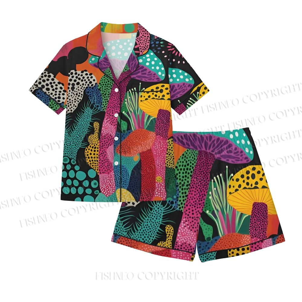 Abstract Color Block Print Pajama sets