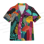 Abstract Color Block Print Pajama sets