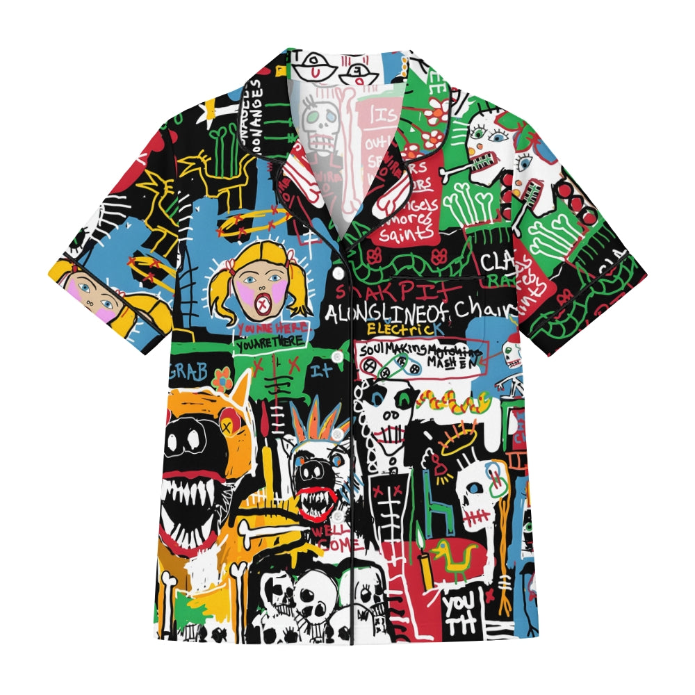 Jean-Michel Basquiat Style Doodle Pajama sets