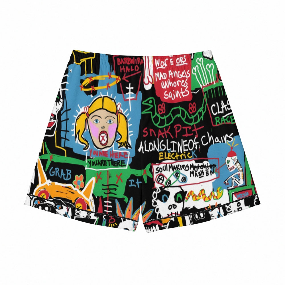 Jean-Michel Basquiat Style Doodle Pajama sets