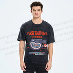 Unisex Fugu Anatomy Printed Washed Tee