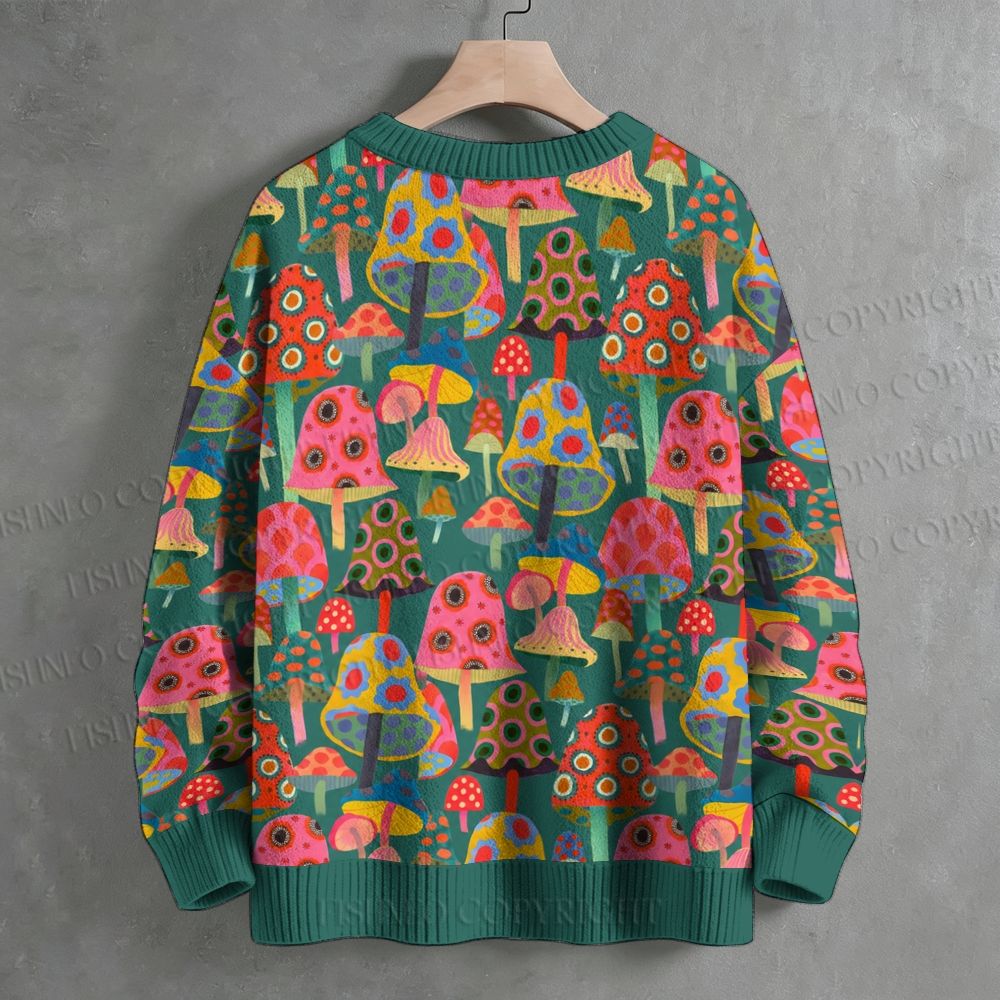 Cyber Garden Crew Neck Sweater
