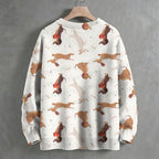 Dachshund Dog Crew Neck Sweater