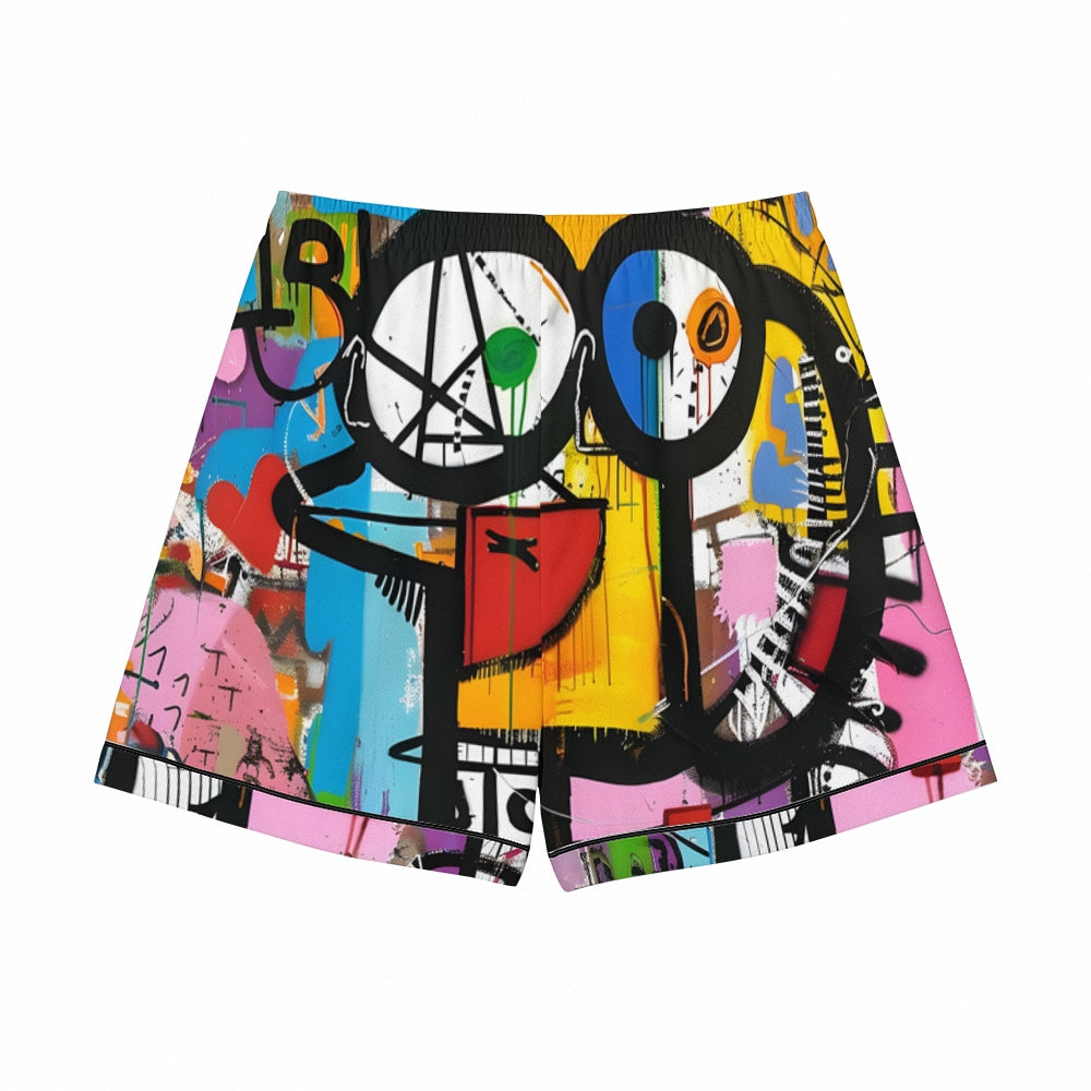 Abstract Graffiti Printed Pajama sets