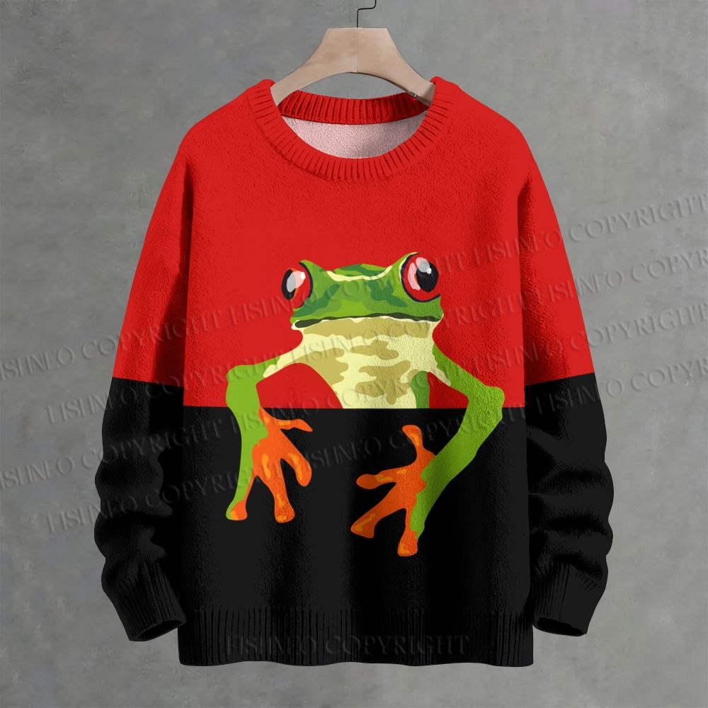 Silly Frog Crew Neck Sweater