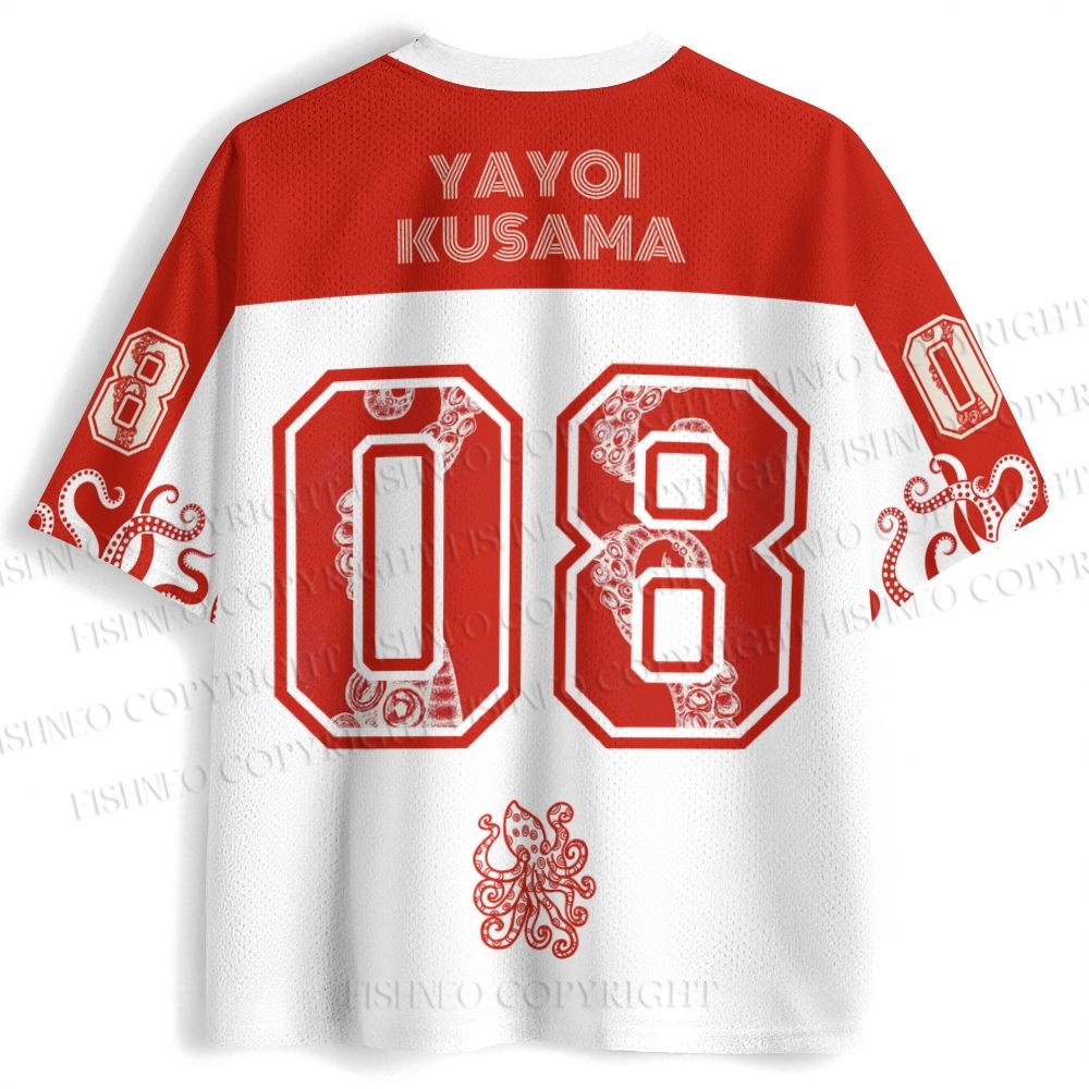 Yayoi Kusama Octopus Jersey Shirts