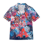 Tropical Coral Printed Pajama sets