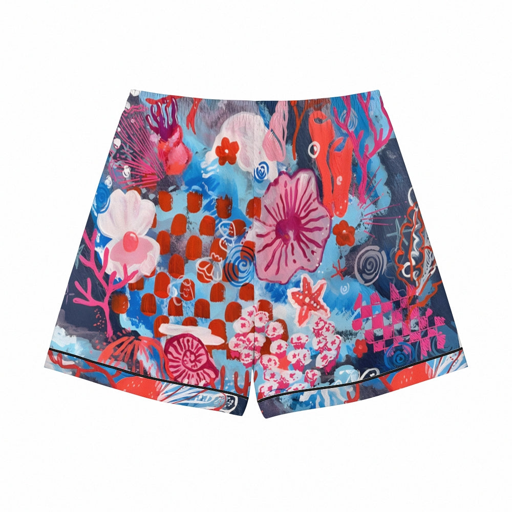 Tropical Coral Printed Pajama sets