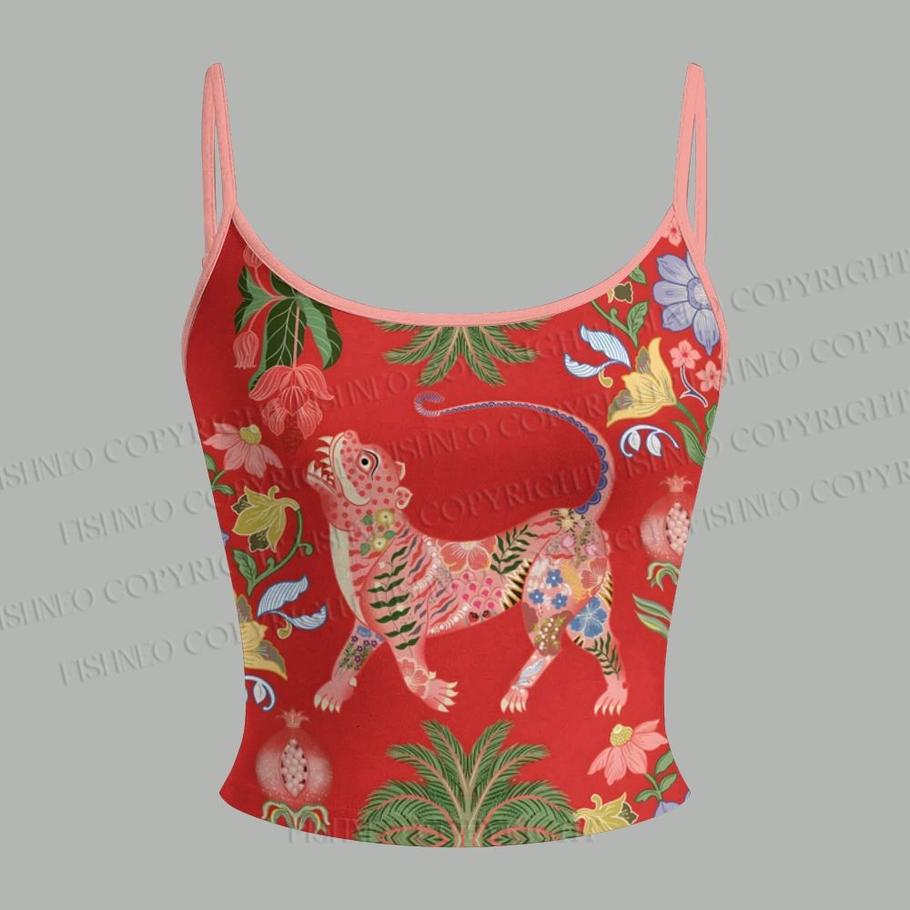 Pink Tiger Top & Elasticated Trousers Two-Piece Set