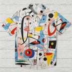Joan Miró Style Art Printed Hawaiian Shirt