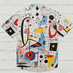 Joan Miró Style Art Printed Hawaiian Shirt