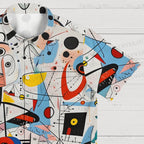 Joan Miró Style Art Printed Hawaiian Shirt