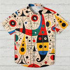 Joan Miró Style Art Printed Hawaiian Shirt