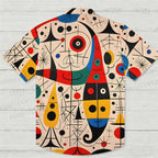 Joan Miró Style Art Printed Hawaiian Shirt