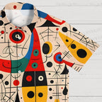 Joan Miró Style Art Printed Hawaiian Shirt