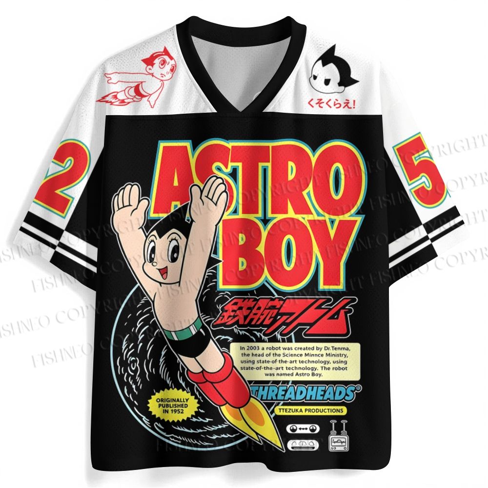 Astro Boy Vintage Art Printed Jersey Shirts