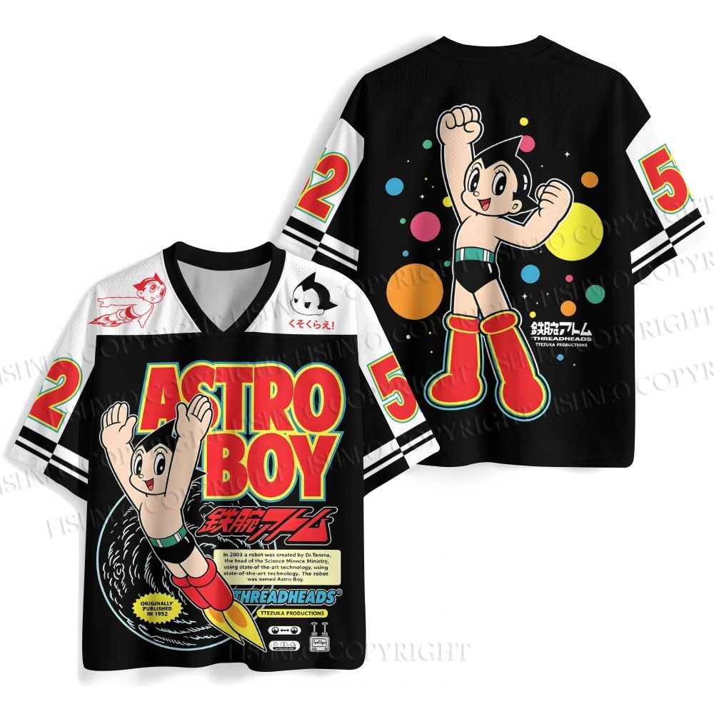 Astro Boy Vintage Art Printed Jersey Shirts