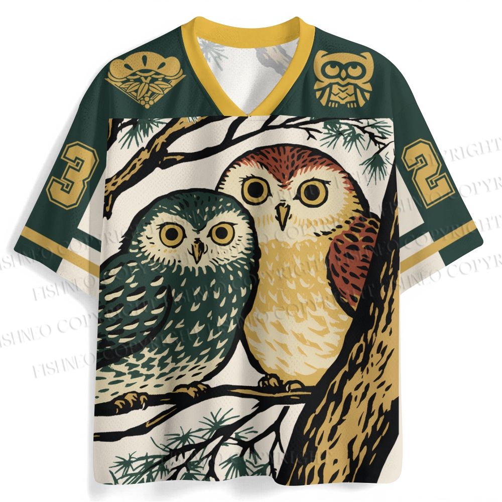 Vintage Owls Jersey Shirts