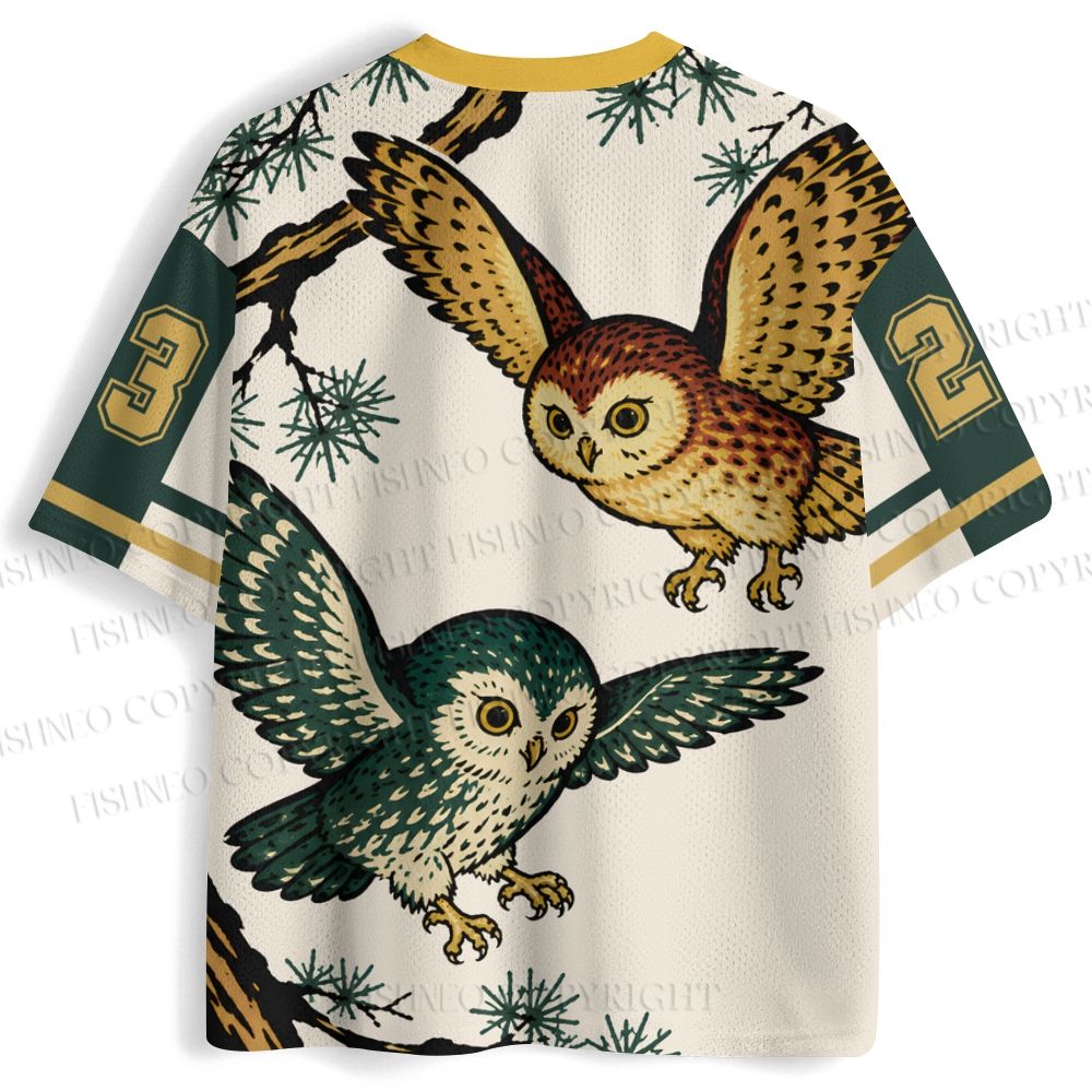Vintage Owls Jersey Shirts