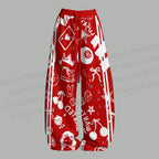 Luck Finds Me Cats Top & Elasticated Trousers Two-Piece Set