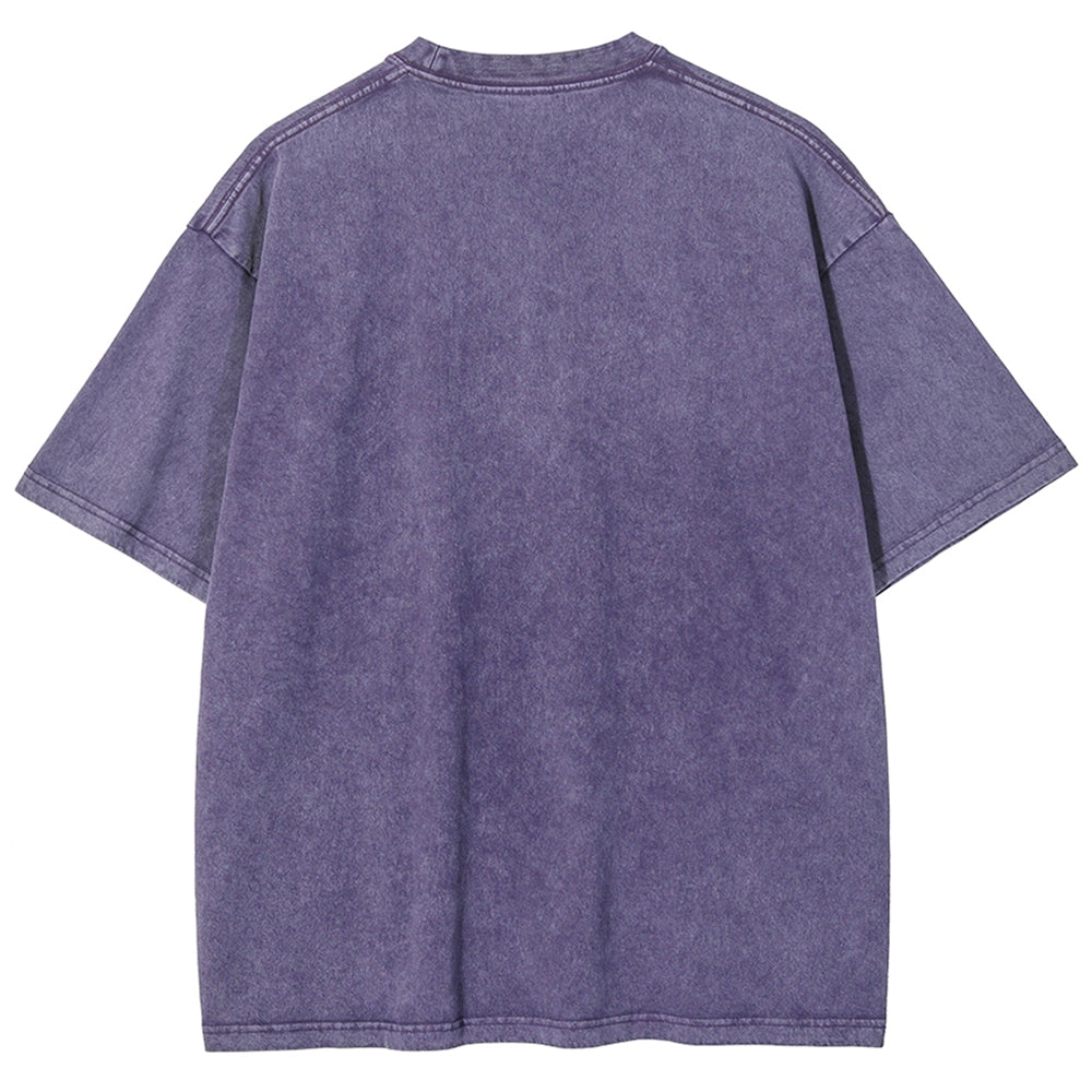 Unisex Tsukiji Fish Market Printed Washed Tee