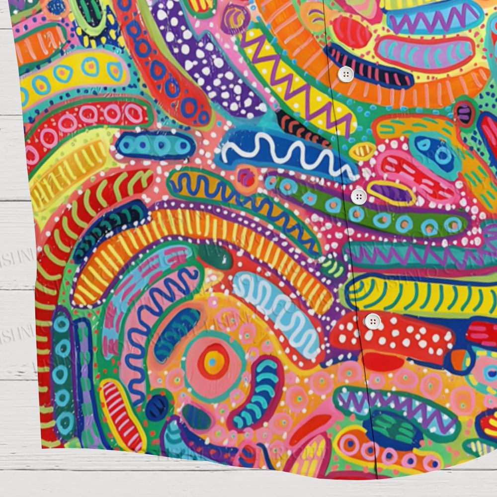 Yayoi Kusama Art Style Hawaiian Shirt
